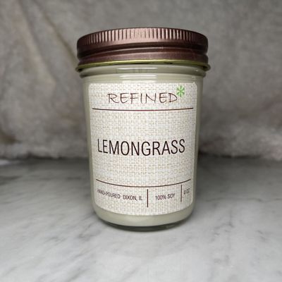 Lemongrass Candle 8 oz Jar