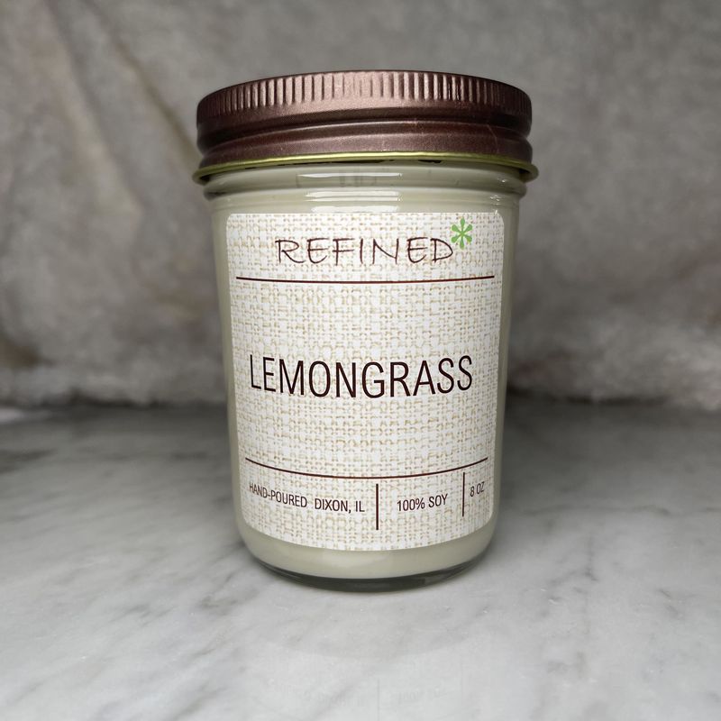 Lemongrass Candle 8 oz Jar