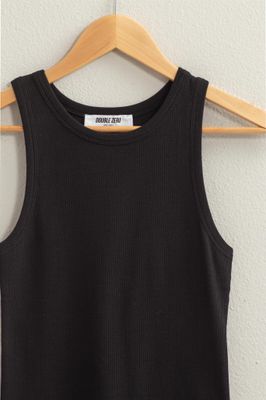 Ribbed Round Neck Tank - Multi Colors