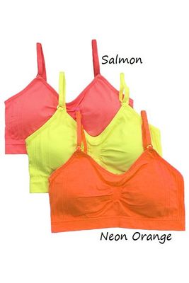 Seamless Bralette - Salmon