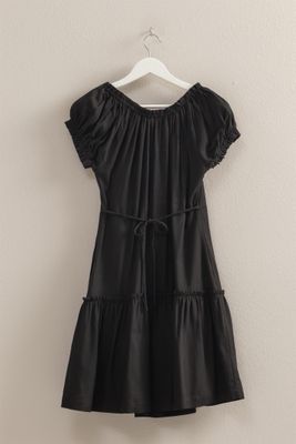 Lainey Linen Dress - Black