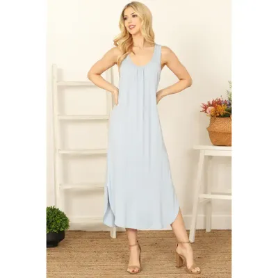 Tara Maxi Dress - Blue