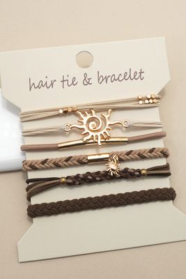Boho Bracelet Hair Ties (Multiple Colors)