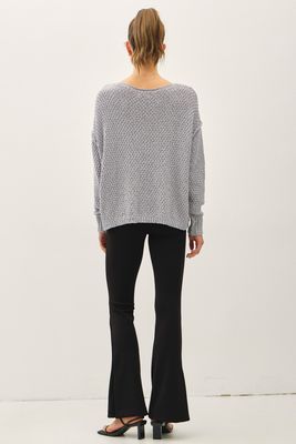 Tessa Chunky Sweater - H. Grey