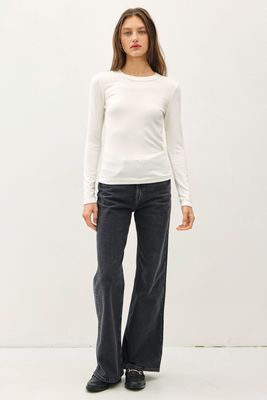 Allie Long Sleeve Knit Top - Ivory