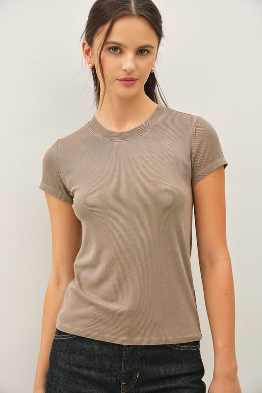 Raina Ribbed Tops (Multiple Colors)