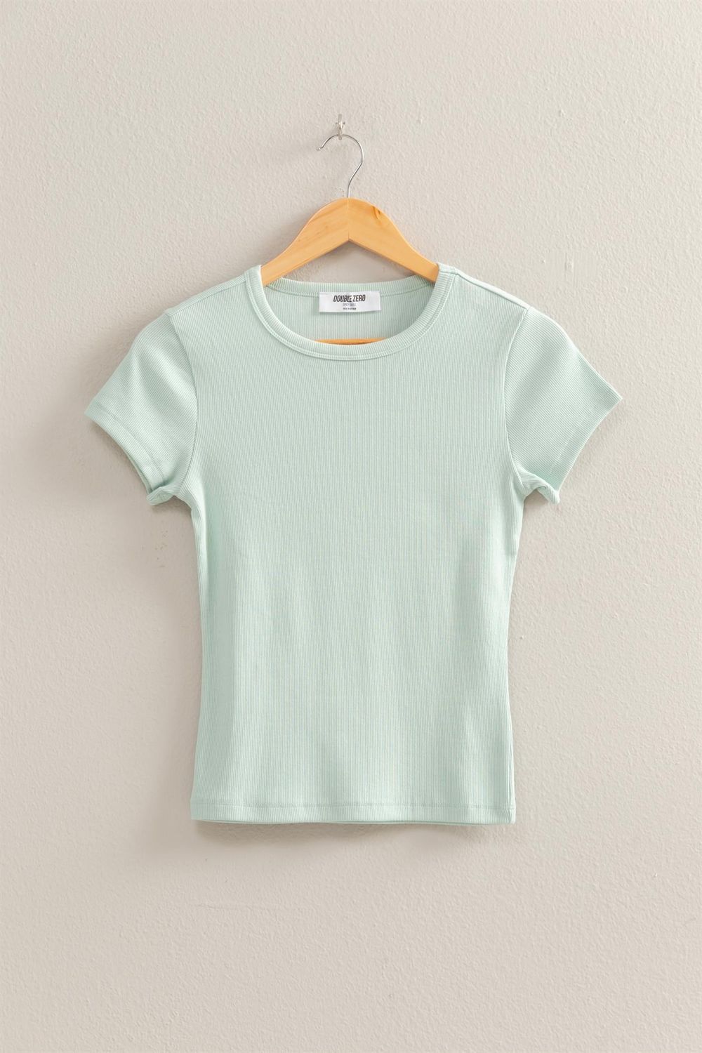 Ribbed Baby Tee - Mint