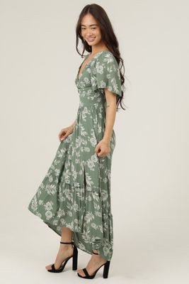 Karly Keyhole Maxi Dress - Sage