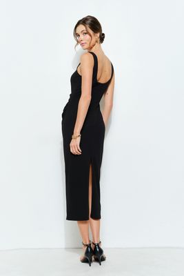 Angie Princess Cut Dress - Black