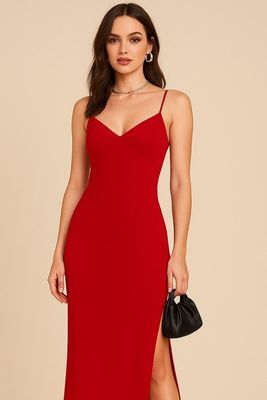 Natalie Date Night Dress - Red