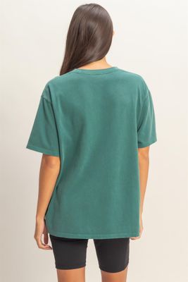 Jenny Basic Tee - Dark Teal