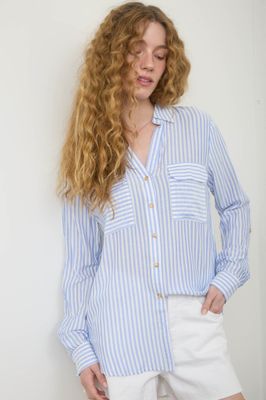Chelsea Button Down - Blue