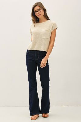 Destiny Knit Top - Vanilla