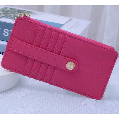 Slim Card Holder with Zipper