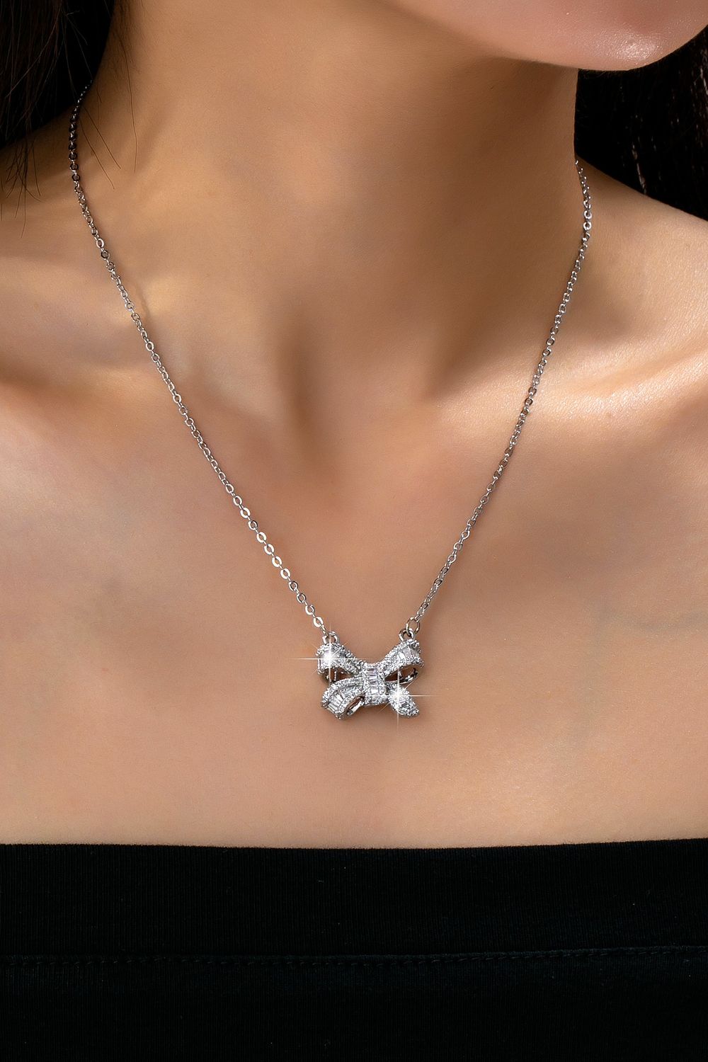 Silver Sparkling Necklace