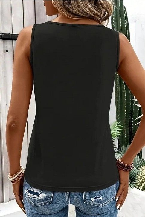 Cali Tank with Buckle - Black