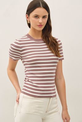 Cassie Striped Top - Coco