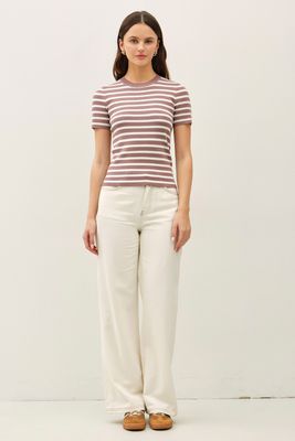 Cassie Striped Top - Coco