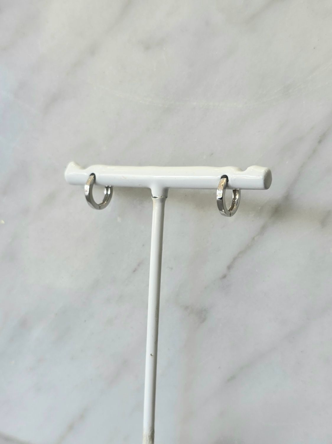 Sterling Silver Hinged Hoop - Thin