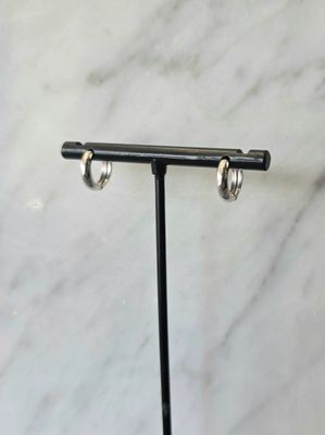 Sterling Silver Hinged Hoop - Thick