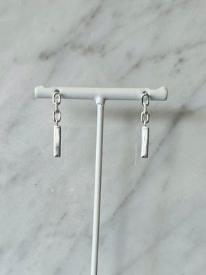 Chain &amp; Bar Post Earrings