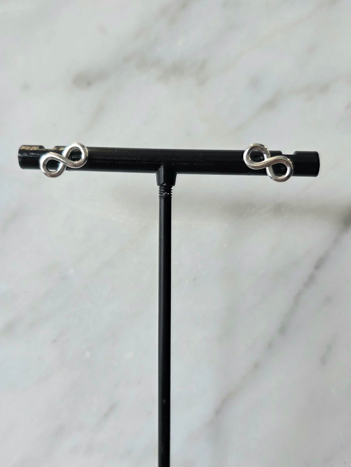 Sterling Silver Infinity Post Earrings