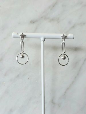 Sterling Silver Star Post Earrings