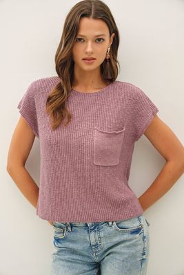 Destiny Knit Top - Iris