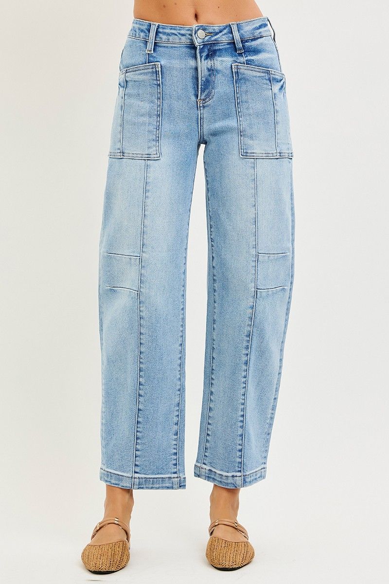 Barrel Boyfriend Jeans - Light