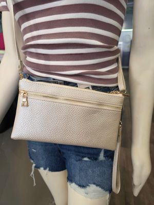 Double Zipper Clutch
