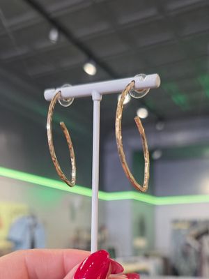Yellow Rigged Curved Earrings