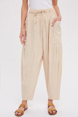 Faye Harem Pants - Beige