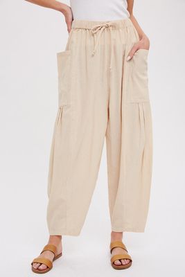 Faye Harem Pants - Beige