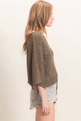 Riley Ribbed Sweater - Olive