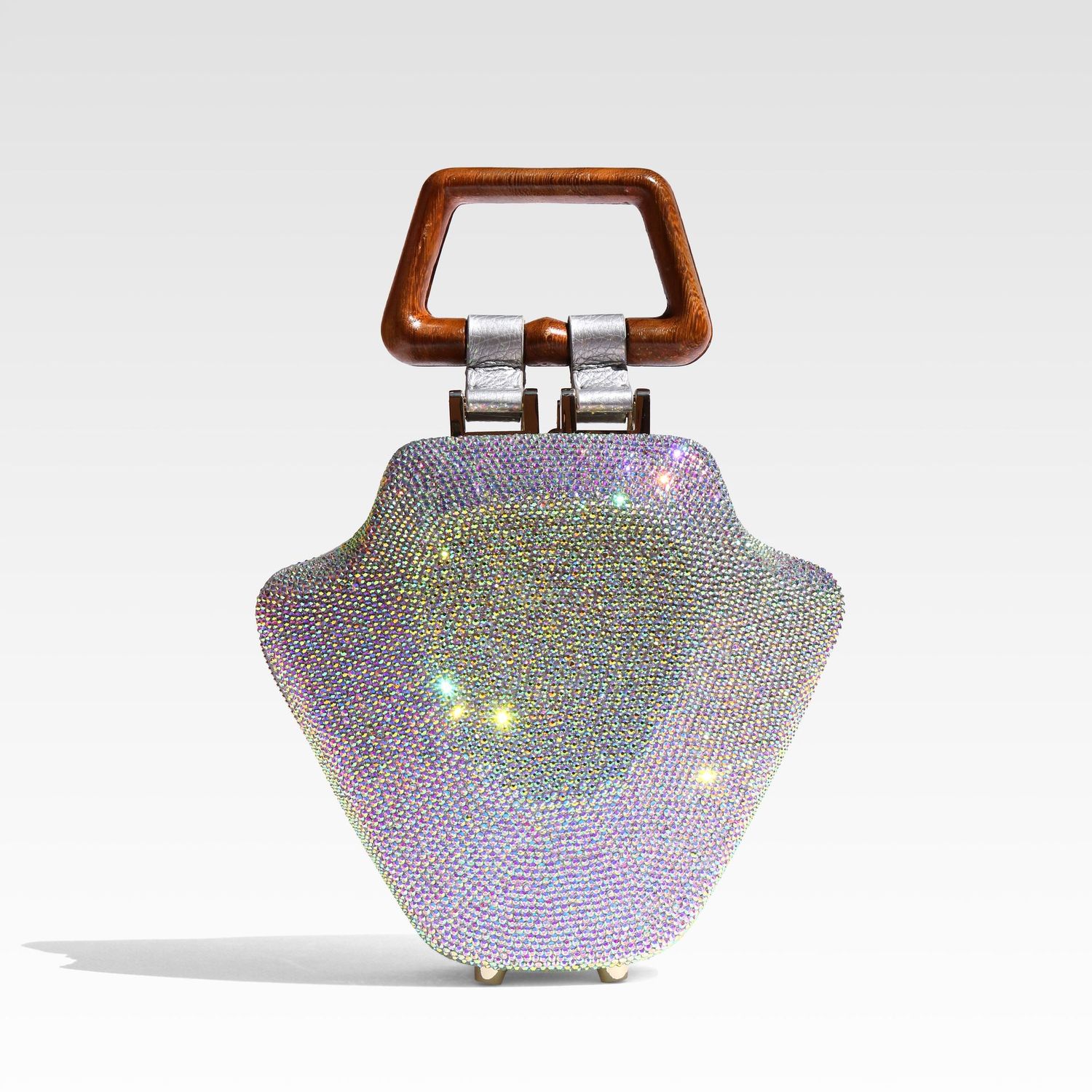 The Crystal Tutankhamun in Iridescent Silver