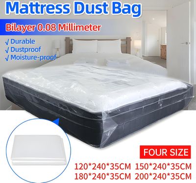 Mattress Plastic Packaging Bag, Dustproof Moisture-proof, Moving Protective Case, Mattress Storage