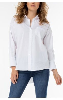 LIVERPOOL  OVERSIZE CLASSIC BLOUSE