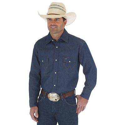 Cowboy Cut Rigid Denim Work Shirt | Wrangler