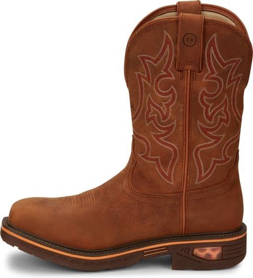 JUSTIN RESISTOR COMP TOE WATER PROOF WORK BOOT