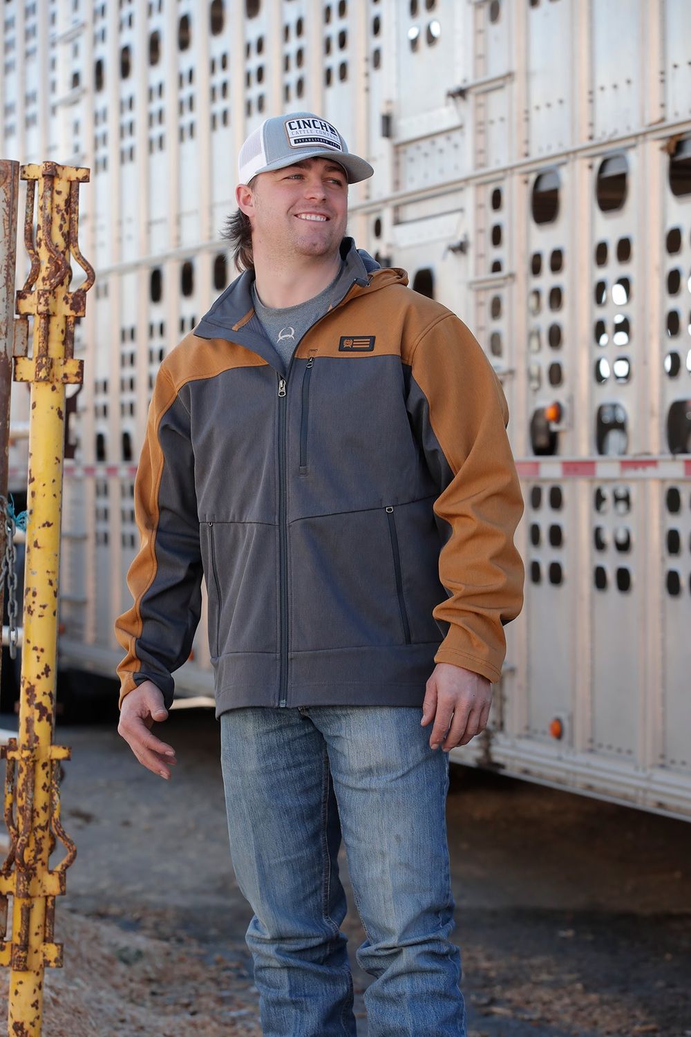 CINCH CHARC BONDED HOODIE