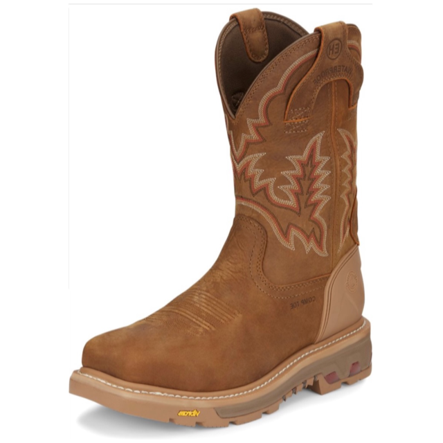 JUSTIN CR2124 MONTANA  COMP TOE WORK BOOT