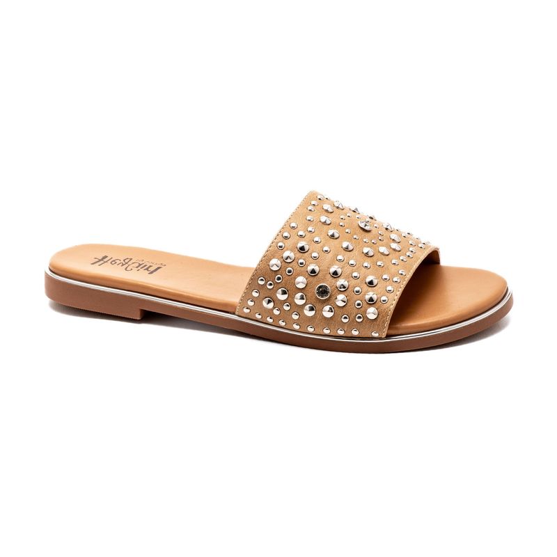Bail Money Studded Slide Sandal | Hey Girl by Corkys