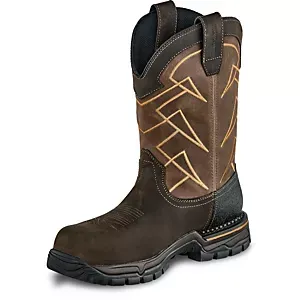 IRISH SETTER 83964 TWO HARBORS NANO 11&quot; SAFETY TOE WORK BOOT BRN/GOLD
