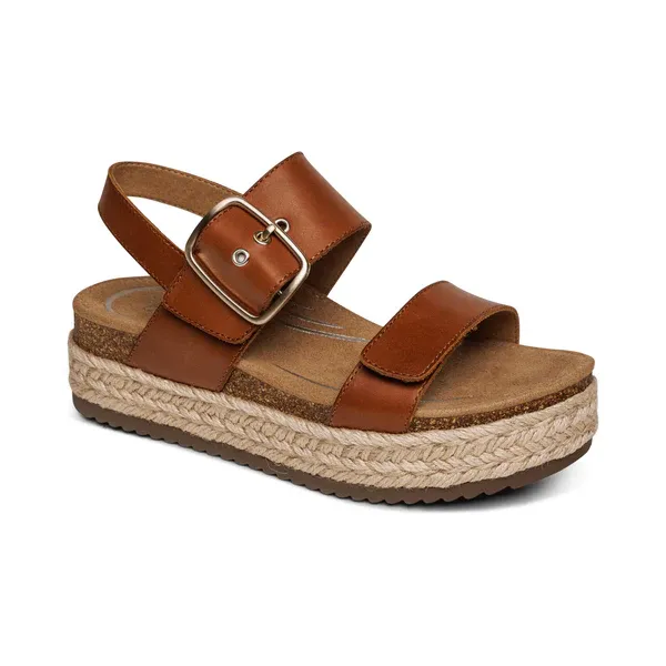 AERTEX VANIA CORK PLATFORM SANDAL