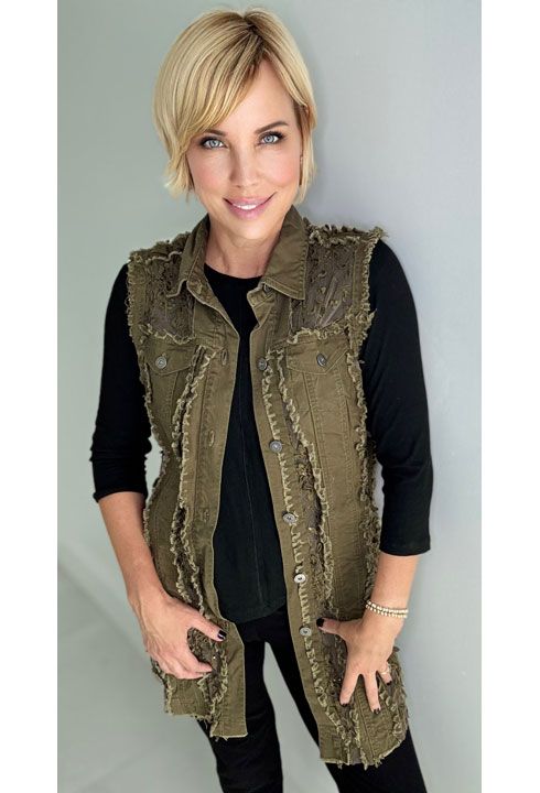 The Poet Vest - Olive | Ethyl Clothing