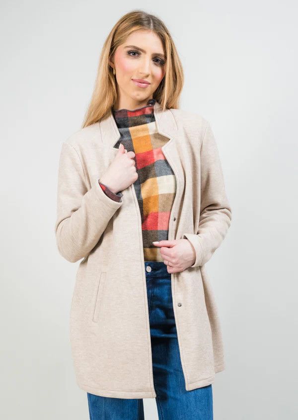 Margaret Inverted Notch Overcoat | Lisette