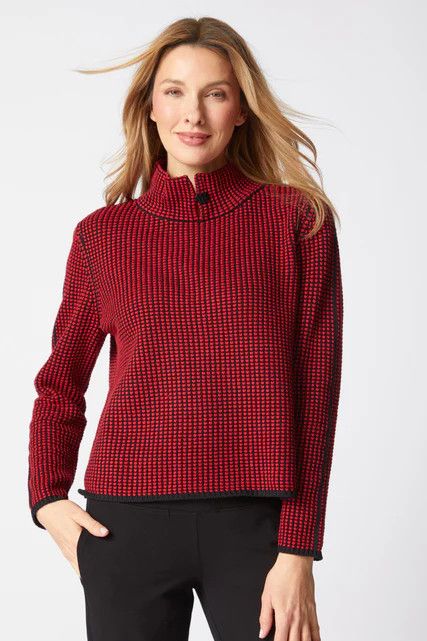 Night And Day Button Collar Sweater | Habitat
