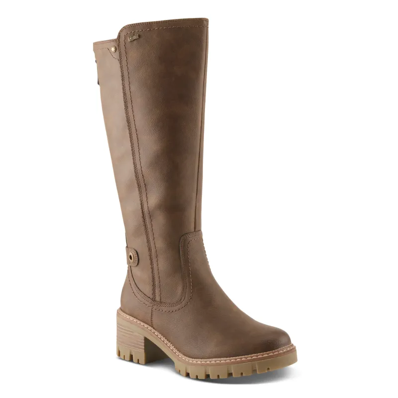 Lexis Tall Brown Boots | Spring Step