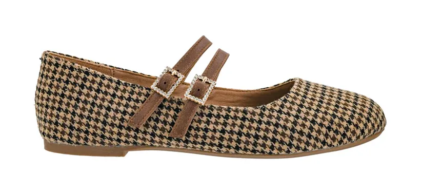 Keepsake Houndstooth Flats | Hey Girl by Corkys