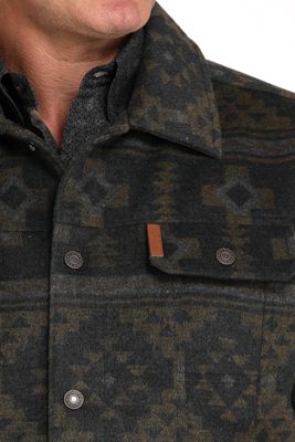 CINCH CHARC AZTEC TRUCKER JKT